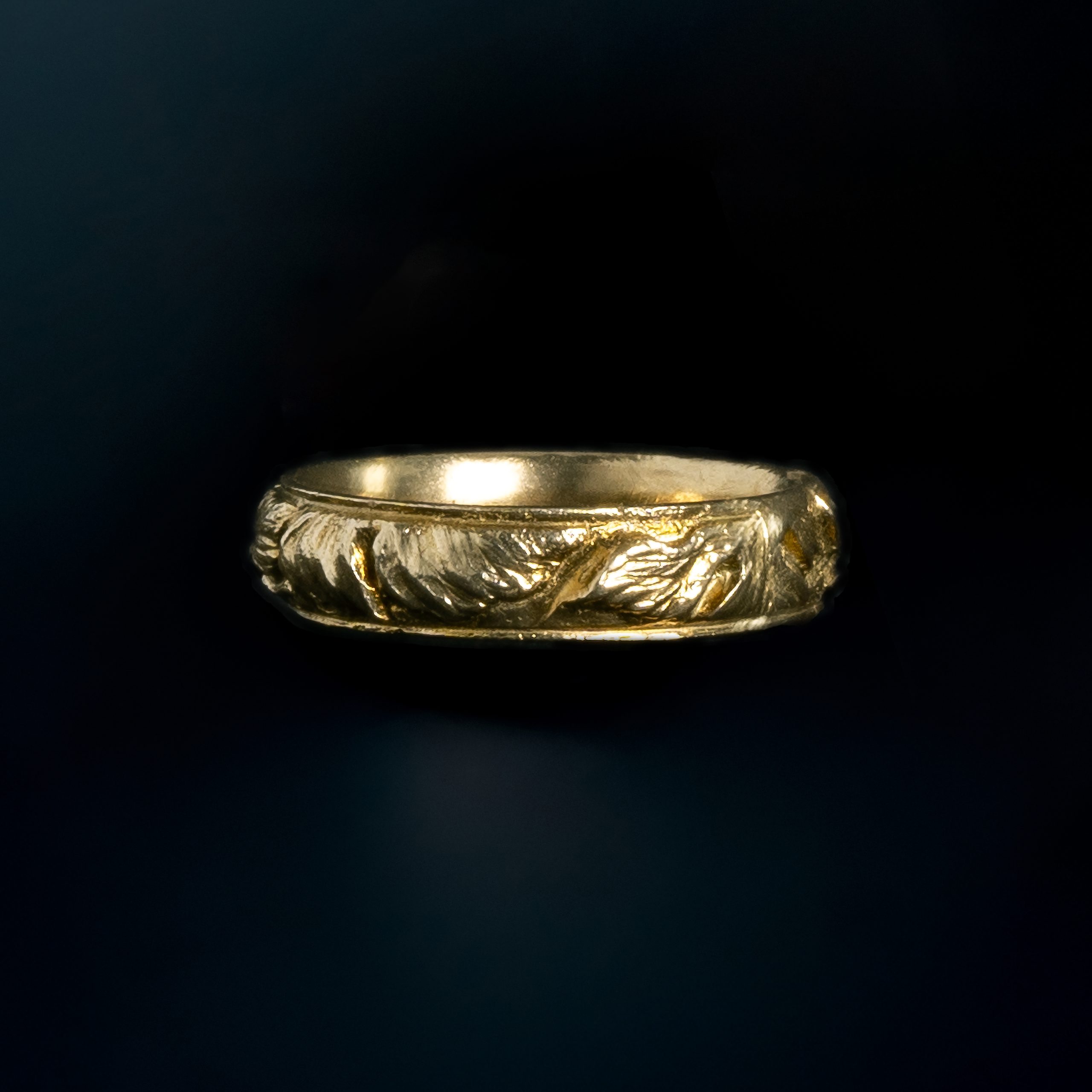Vine Leaf Wedding Ring